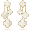 18k Magic Alhambra Four Motifs Earrings