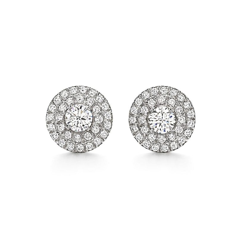 Noble T Soleste Diamonds White Gold Earrings