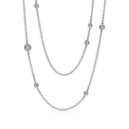 Noble Elsa Peretti Diamonds By The Yard Necklace