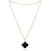 18K Magic Alhambra One Motifs Black Necklace