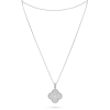 18K Magic Alhambra One Motifs Diamonds Necklace