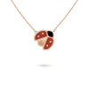 LUCKY SPRING OPEN WINGS BUG ROSE GOLD PENDANT